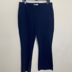 Boden Hampshire Ponte Navy W 14L Flair Pants